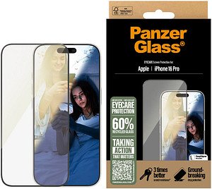 PanzerGlass™ Eyecare Display-Schutzglas für Apple iPhone 16 Pro