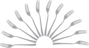 solex® Gabeln Karina silber, 12 St.