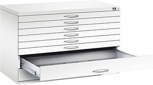 Thumbnail - CP 7100 Planschrank verkehrsweiß 8 Schubladen 110,0 x 76,5 x 76,0 cm, 1 St.
