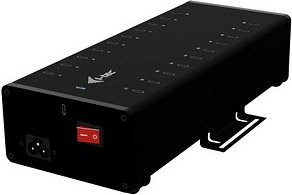 Thumbnail - i-tec® USB-Hub USB-C/USB-A Metal Charging + data 20-fach schwarz