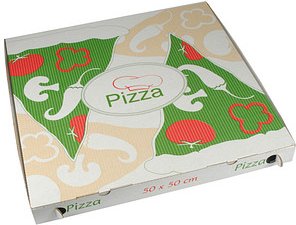 PAPSTAR Pizzakartons pure 50,0 x 50,0 cm, 50 St.