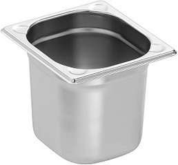 Bartscher GN-Behälter Basic Line 1/6 silber 2,4 l, 1 St.