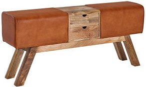 Thumbnail - WOHNLING Sitzbank WL6.481 braun Leder 120,0 cm