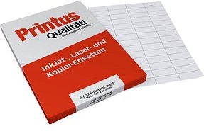 5.600 Printus Etiketten weiß 52,5 x 21,2 mm