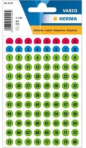 Thumbnail - HERMA Klebenummern 4129 Zahlen, 10x 480 Etiketten