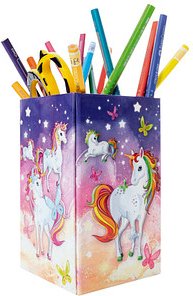 HERMA Stiftehalter Einhorn Karton 8,0 x 8,0 x 13,5 cm