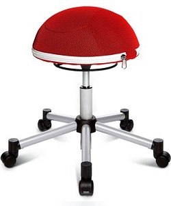 Topstar Ballsitz Sitness® Half Ball SH17 BB2 rot, 1 St.