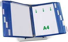 tarifold Sichttafelsystem 434201 DIN A4 blau mit 20 St. Sichttafeln, 1 St.