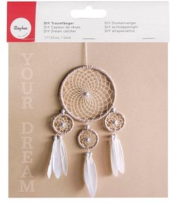 Rayher Bastelset Traumfänger beige/weiß