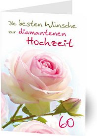 LUMA Glückwunschkarte Rose DIN B6