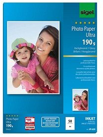 Thumbnail - SIGEL Fotopapier IP639 DIN A4 hochglänzend 190 g/qm 50 Blatt