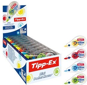 Tipp-Ex Korrekturroller Mini Pocket Mouse Pastell 5,0 mm, 1 St.