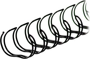 50 LMG Drahtbinderücken schwarz für 220 Blatt