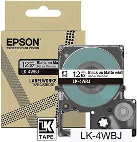 Thumbnail - EPSON Schriftband LK LK-4WBJ C53S672062, 12 mm, schwarz auf weiß, 1 St.