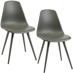 Thumbnail - Topstar Schalenstühle T2020 FZ10GG-2 grau Kunststoff, 2 St.