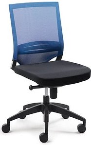 Thumbnail - Mayer Bürostuhl myOPTIMAX, 2475 02 Stoff blau, Gestell schwarz