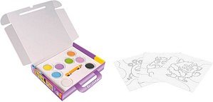 JOVI Bastelset Play & Fun Sand Painting Kit Monsters mehrfarbig