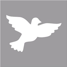 Rayher Taube 2,5 cm Motivlocher Taube, 1 St.