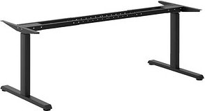 actiforce STEELFORCE 1050 elektrisch höhenverstellbares Schreibtischgestell schwarz ohne Tischplatte, T-Fuß-Gestell schw...