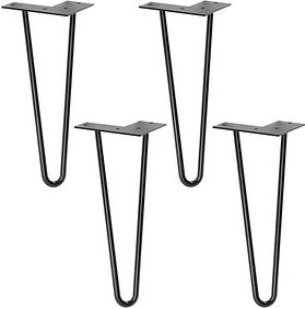 WAGNER® design yourself HAIRPIN ST 8240 Tischbeine schwarz , 4 St.