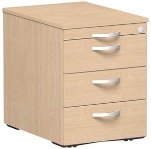 Thumbnail - geramöbel Flex Rollcontainer buche 4 Auszüge 43,0 x 60,0 x 56,5 cm