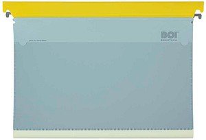 BOI Patienten-Dokumentations-Hängemappe Kunststoff gelb DIN A4 1x Schlauchmechanik, 1 St.