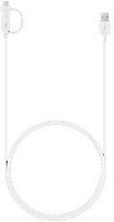 SAMSUNG USB 2.0 A/USB C, Micro USB 2.0 B Kabel 1,5 m weiß, 1 St.