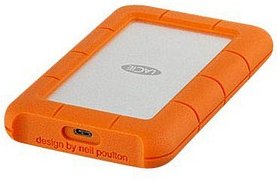 Thumbnail - LACIE Rugged USB C 2 TB externe HDD-Festplatte orange