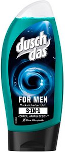 duschdas FOR MEN 3-IN-1 Duschgel & Shampoo 225 ml