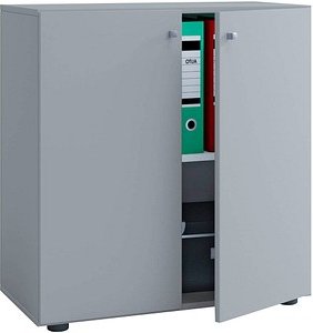 VCM my office Aktenschrank L, 913932 grau 1 Fachboden 70,0 x 39,0 x 74,0 cm