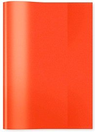 HERMA Heftumschlag transparent rot Kunststoff DIN A5