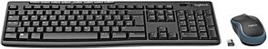 Logitech MK270 Tastatur-Maus-Set kabellos schwarz, grau