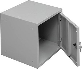 Gürkan Schließfachschrank lichtgrau 106997, 1 Schließfach 38,0 x 38,0 x 38,0 cm