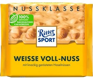 Ritter SPORT Weisse Voll-Nuss Schokolade 100,0 g