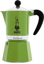 BIALETTI Rainbow Espressokocher grün, 3 Tassen
