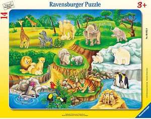 Ravensburger Zoobesuch Puzzle, 14 Teile