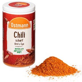 Ostmann Chili Bird´s Eye Gewürz, 35,0 g
