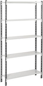 Thumbnail - Manorga Schwerlastregal AAZ2010305NDAB014 lichtgrau, graphitgrau 100,0 x 30,0 x 200,0 cm