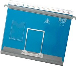 BOI Patienten-Dokumentations-Hängemappe Kunststoff blau/grau 1x Schlauchmechanik, 10 St.