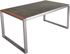 Garden Pleasure Gartentisch AVERNA grau rechteckig 160,0 x 90,0 x 74,0 cm