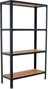 Thumbnail - Simonrack Regal SIMONHOME CLICK MINI 8425437127847 anthrazit, braun 80,0 x 30,0 x 160,0 cm