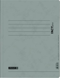 BRUNNEN Spiralhefter FACT!plus Karton grau DIN A4, 1 St.