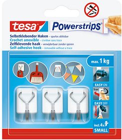 Thumbnail - tesa Powerstrips Klebehaken für max. 1,0 kg, 3 St.