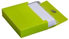 Thumbnail - M&M Karteikasten DIN A7 für 100 Karteikarten lime-green ohne Deckel