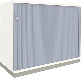 Thumbnail - fm Sidney Rollladenschrank weiß 1 Fachboden 100,0 x 44,2 x 78,1 cm