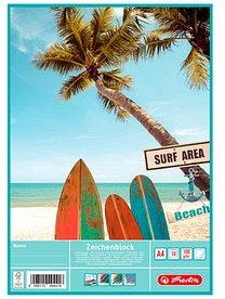Thumbnail - herlitz Zeichenblock DIN A4 100 g/qm, 20 Blatt, 1 Block