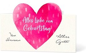 LUMA Geburtstagskarte Alles Liebe zum Geburtstag bunt