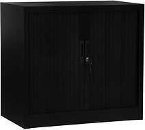 Gürkan Rollladenschrank schwarz 1 Fachboden 80,0 x 46,0 x 75,0 cm