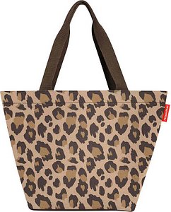 reisenthel® Einkaufstasche shopper M LEO MACCHIATO Kunstfaser braun ZS6048