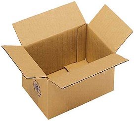 20 Nestler Wellpapp-Faltkartons 1-wellig braun 19,0 x 13,0 x 13,7 cm Außenmaß